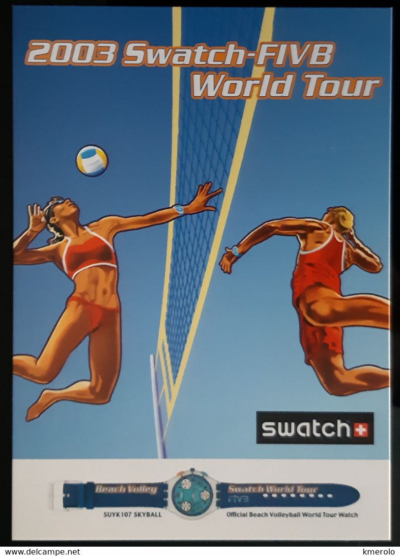 Swatch Beach Volley Tour 2003 Carte Postale - Voleibol