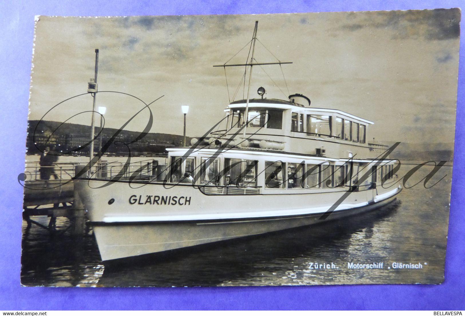 Zürich Binnenvaart Passagierschip Motorschiff "Glärnisch N°1460 Wehrli AG - Steamers
