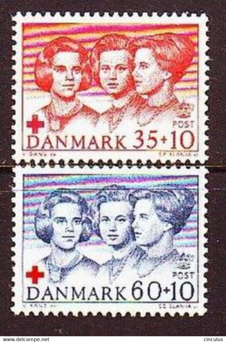 1964. Denmark. Red Cross. MNH. Mi. Nr. 421-22. - Nuovi