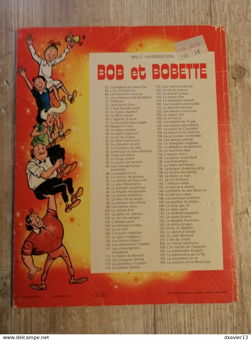 Bande Dessinée - Bob Et Bobette 108 - Les Totems Tabous (1977) - Bob Et Bobette