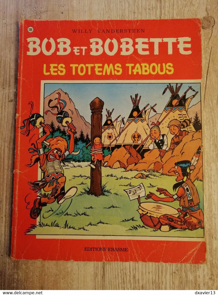 Bande Dessinée - Bob Et Bobette 108 - Les Totems Tabous (1980) - Suske En Wiske