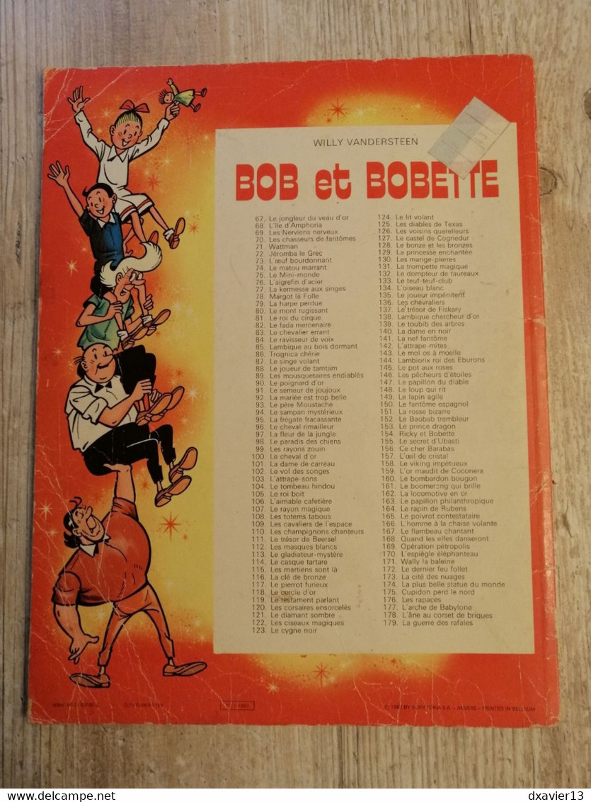 Bande Dessinée - Bob Et Bobette 108 - Les Totems Tabous (1980) - Suske En Wiske