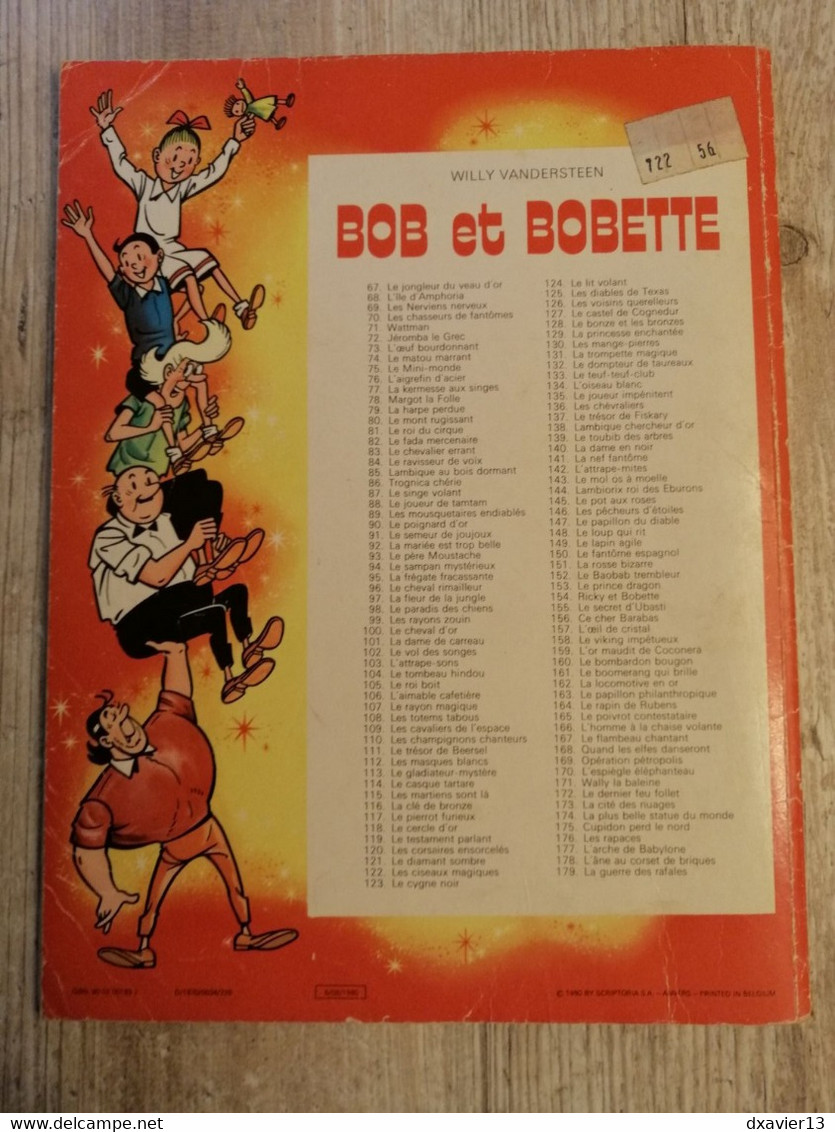 Bande Dessinée - Bob Et Bobette 109 - Les Cavaliers De L'Espace (1980) - Bob Et Bobette