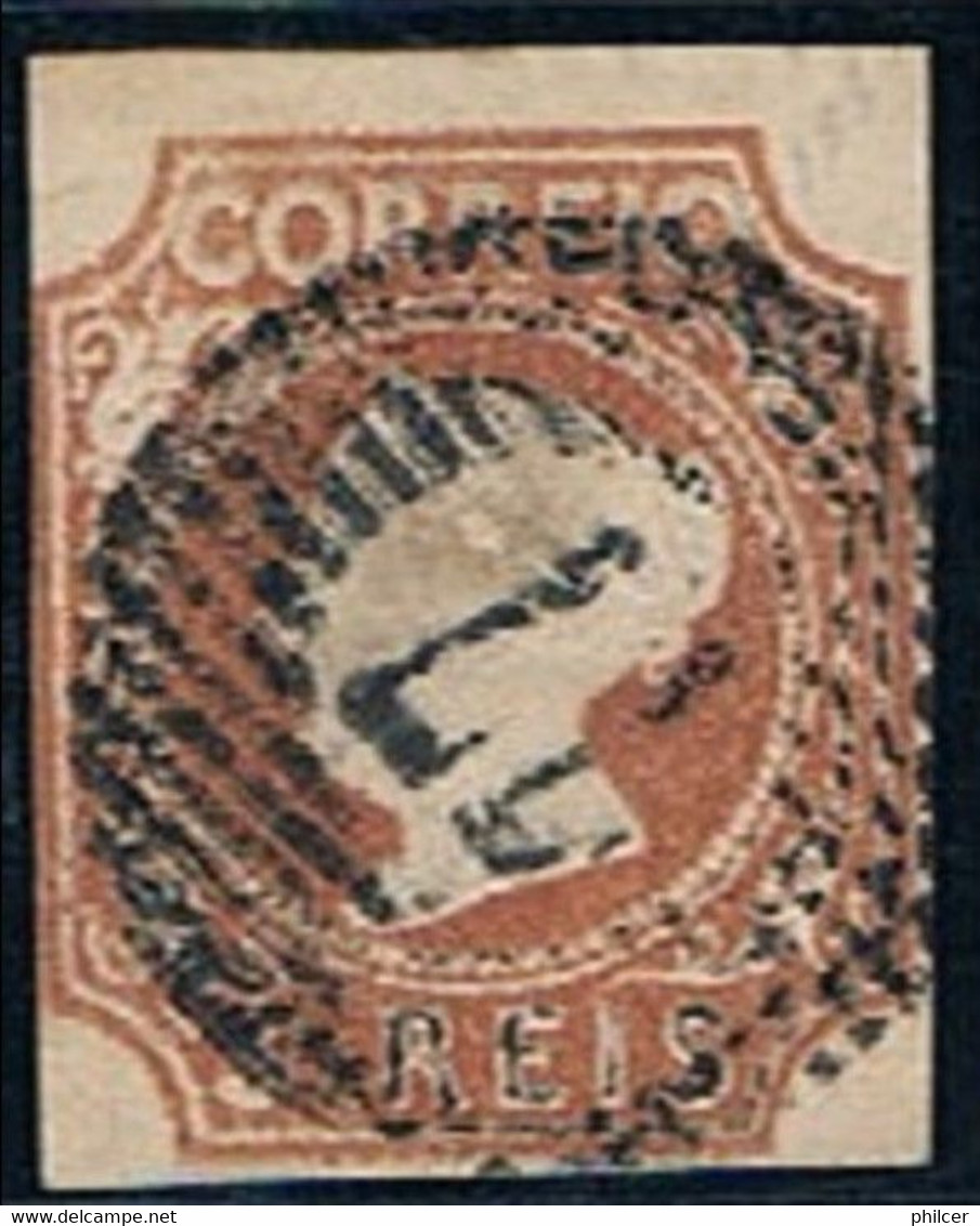 Portugal, 1853, # 1, Margens Curtas, Used - Gebruikt