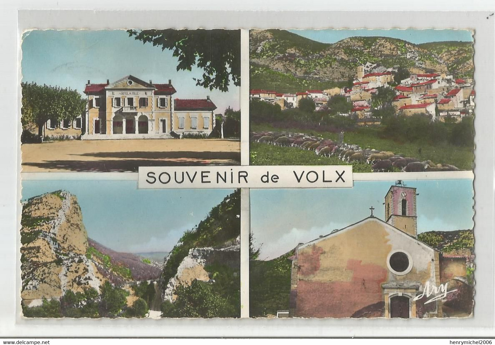 04 Basses Alpes Volx Multi Vues Cachet  1960 Ed Tardy Marseille - Otros & Sin Clasificación