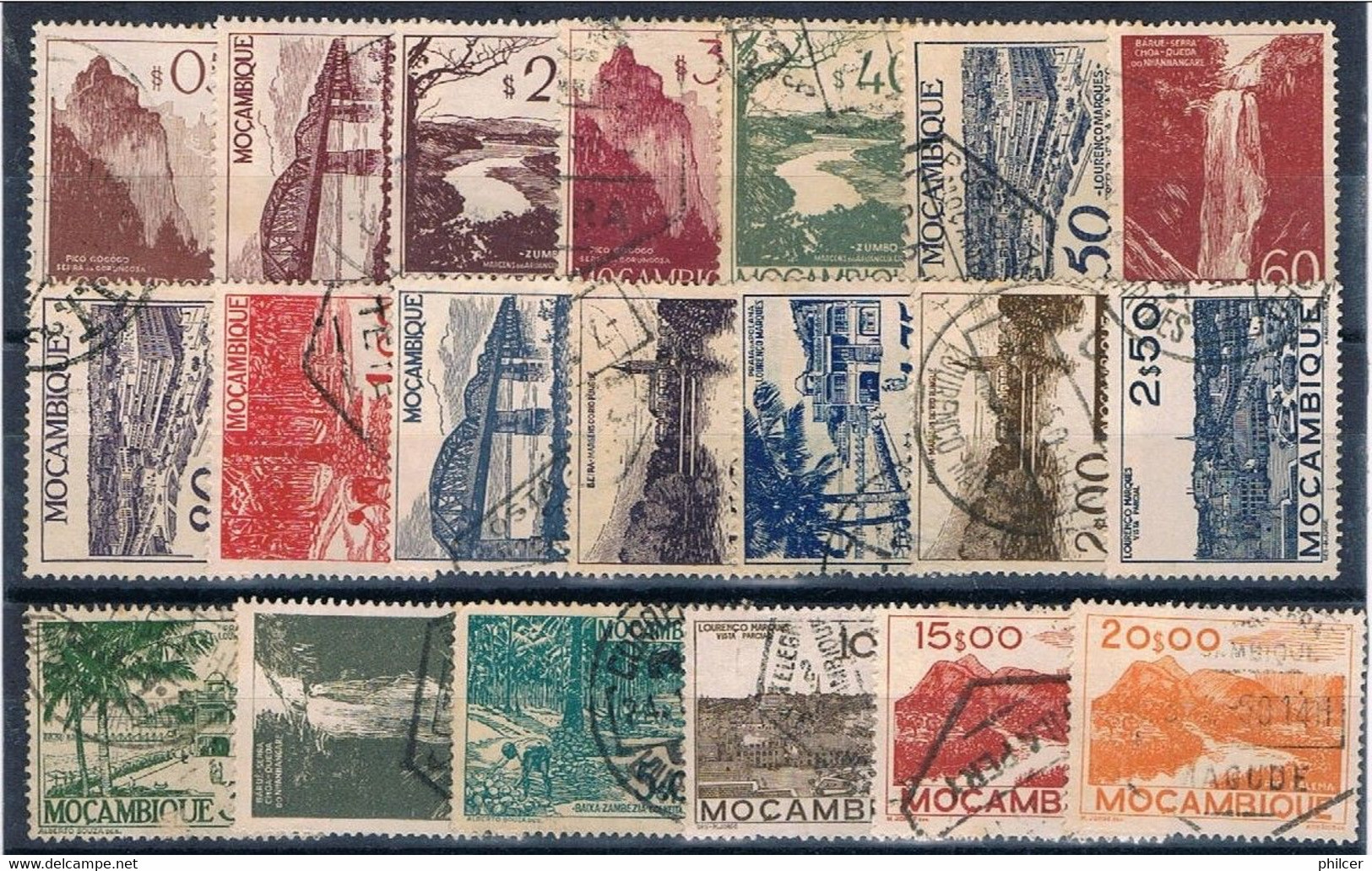 Moçambique, 1948/9, # 324/43, Used - Mozambique