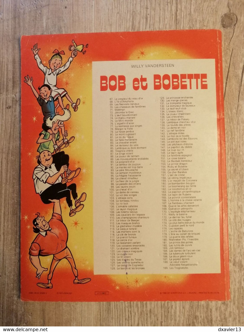 Bande Dessinée - Bob Et Bobette 115 - Les Martiens Sont Là (1982) - Suske En Wiske