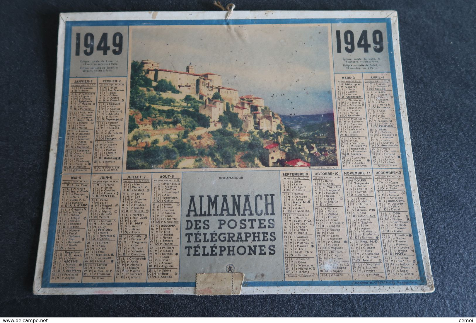 Almanach Des PTT 1949 - Big : 1941-60