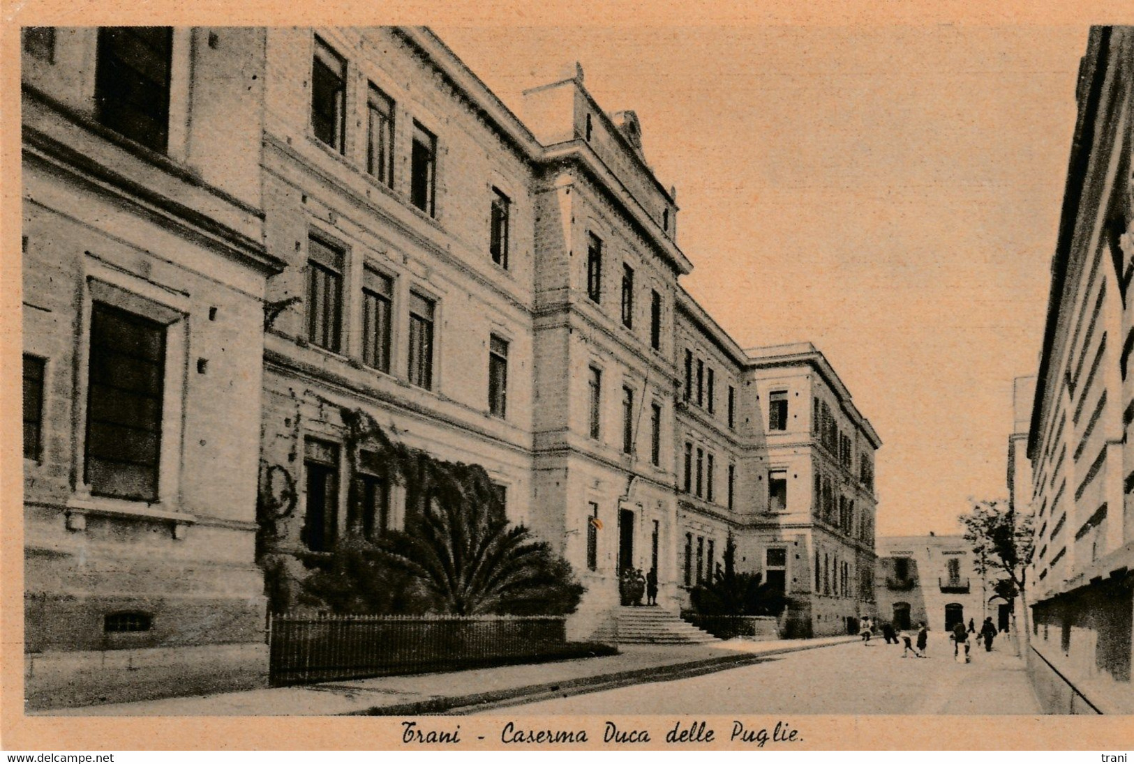 TRANI - Caserma Duca Delle Puglie - Cartolina Orignale Anni '50 - NUOVA - - Trani