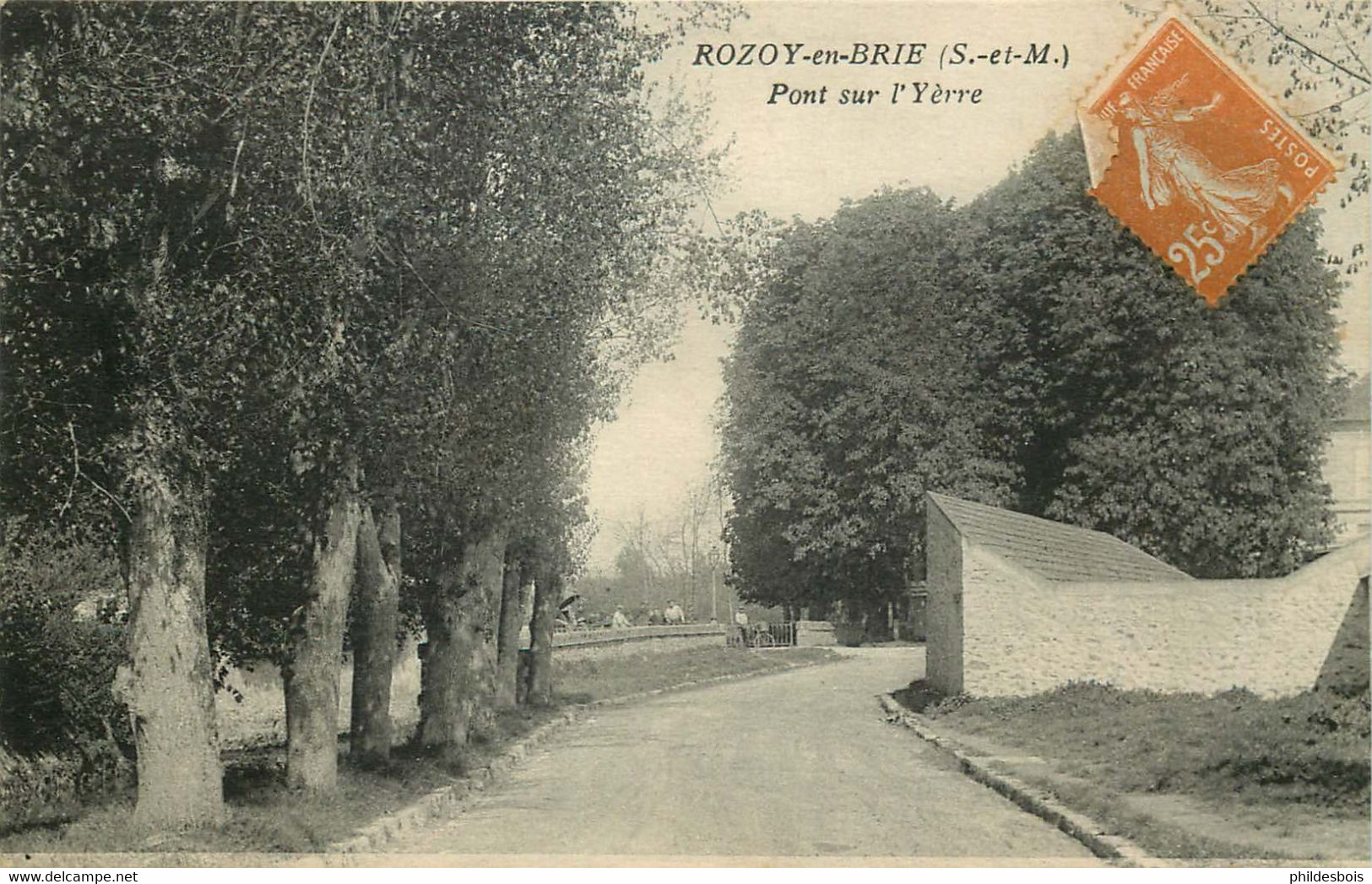 SEINE ET MARNE  ROZOY EN BRIE  Pont Sur L'yerre - Rozay En Brie