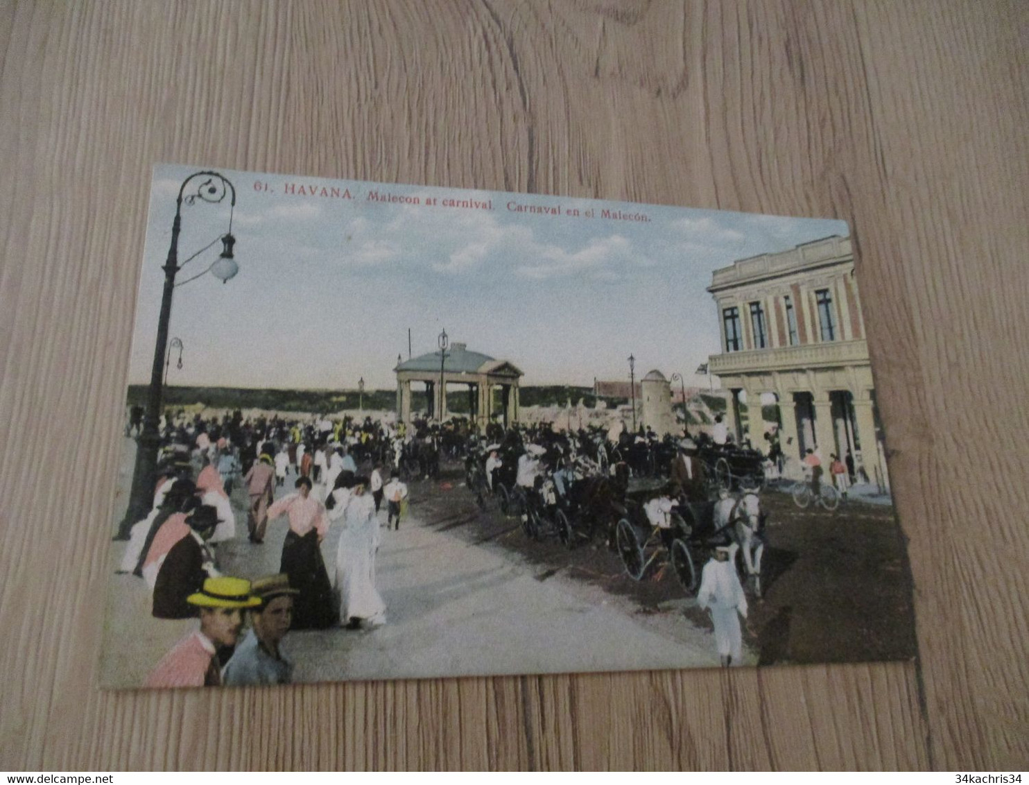 CPA Cuba Cuban Havana Malecon At Carnaval    Paypal Ok Out Of EU With Conditions - Cuba