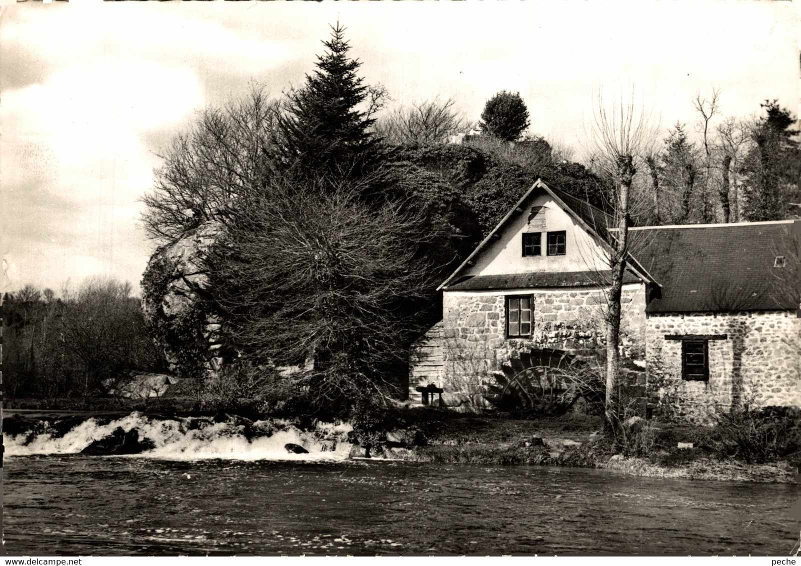 N°89357 GF -cpsm Moulin Et Chute Sur Le Léguer -pêche Saumon Et Truite- - Moulins à Eau