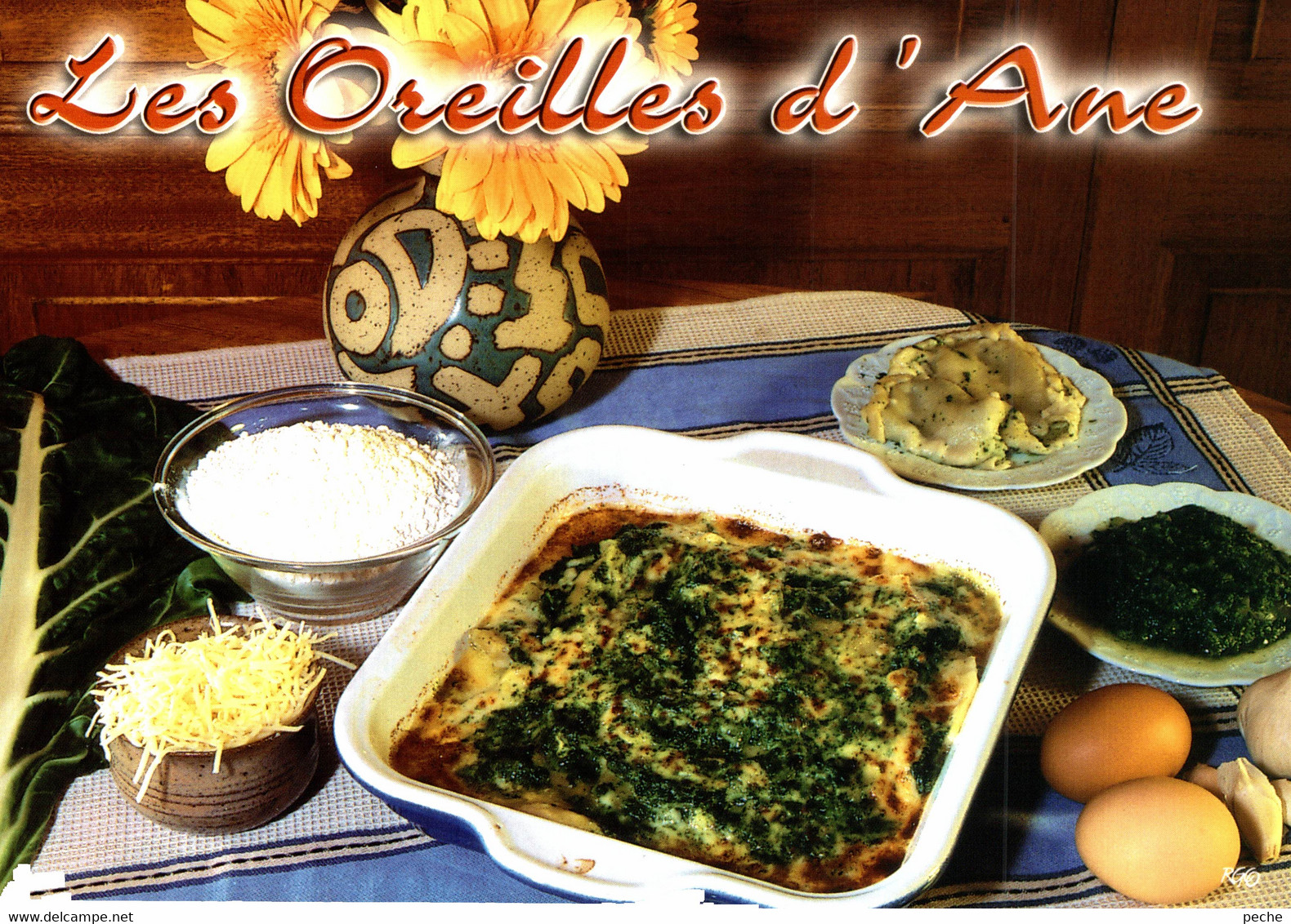 N°89367 GF -cpsm Recette : Les Oreilles D'Anes - Recettes (cuisine)