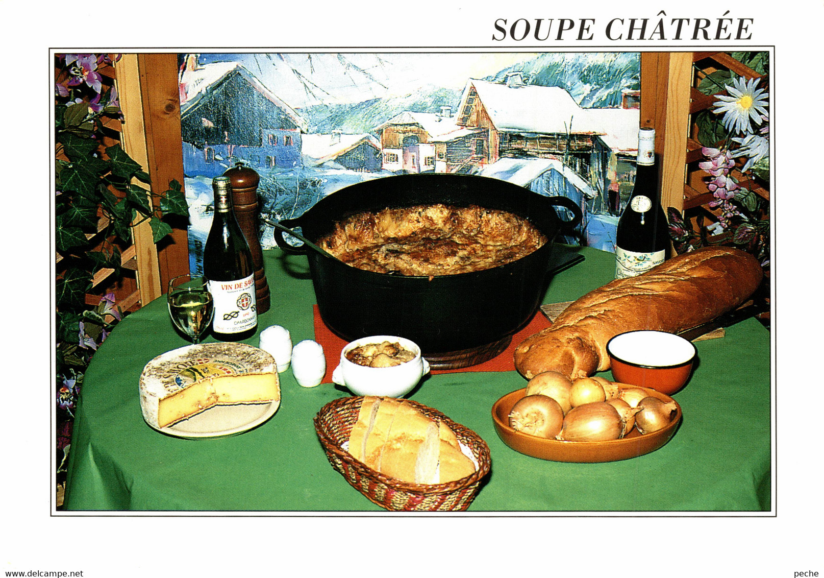 N°89369 GF -cpsm Recette : Soupe Châtrée - Recettes (cuisine)