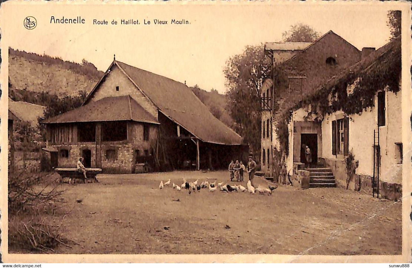 Andenelle -  Route De Haillot  - Le Vieux Moulin (animée 1956 Edit. Malherbe Bernard) - Andenne