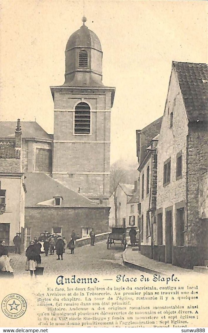 Andenne - Place Du Staple (animée Belgique Historique Desaix) - Andenne