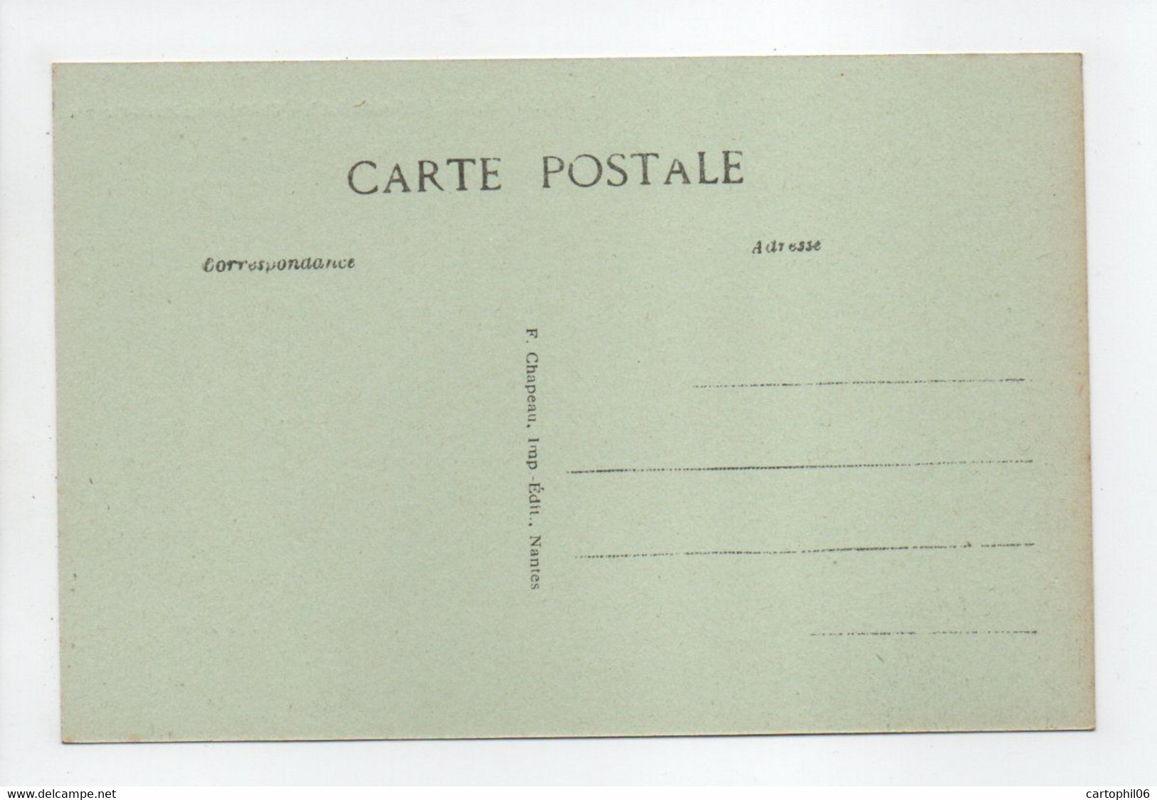 - CPA ROCHE-BLANCHE (44) - Château Du Haut-Plessis - Edition Chapeau N° 12 - - Sonstige & Ohne Zuordnung
