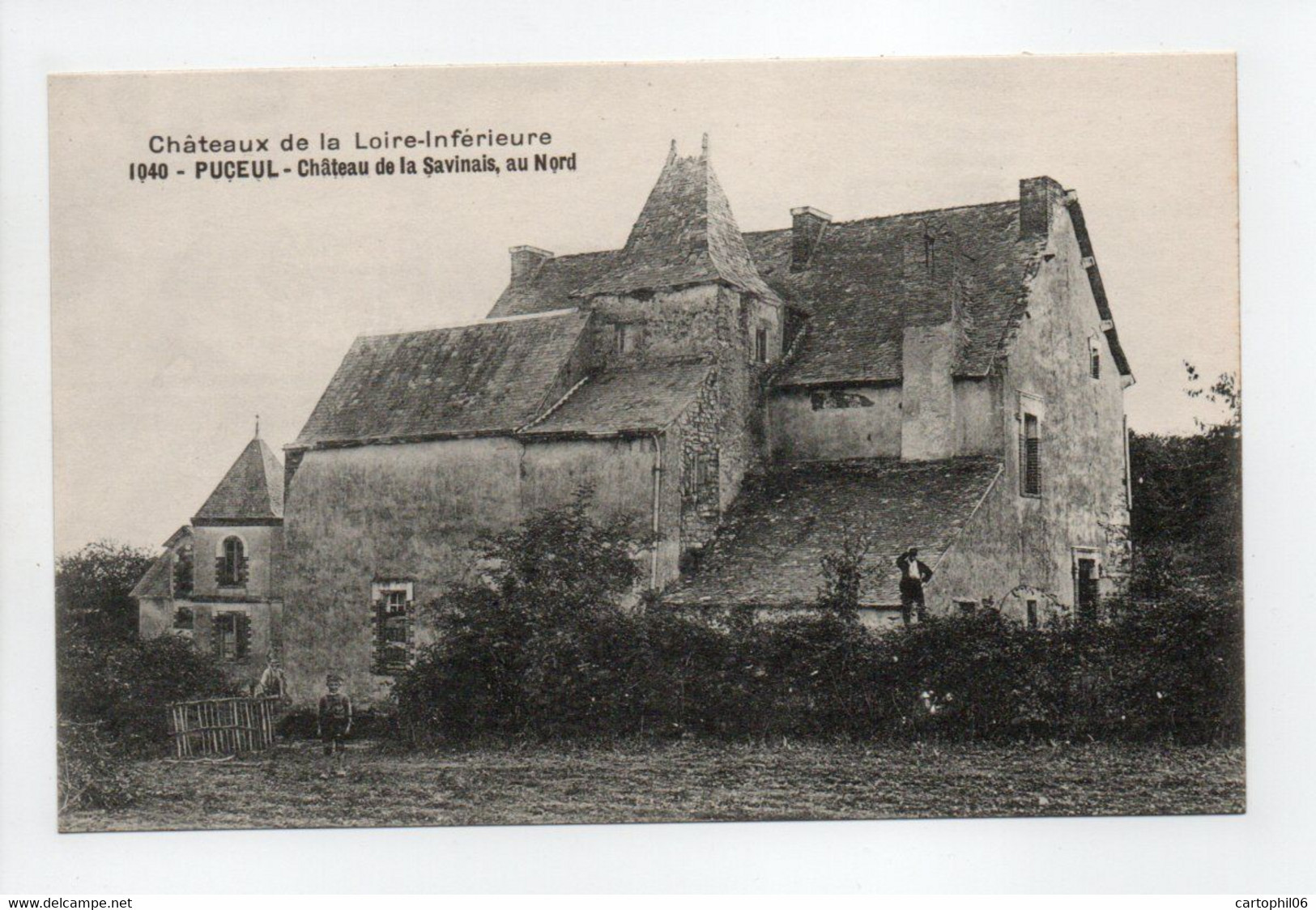 - CPA PUCEUL (44) - Château De La Savinais, Au Nord - Edition Chapeau 1040 - - Sonstige & Ohne Zuordnung