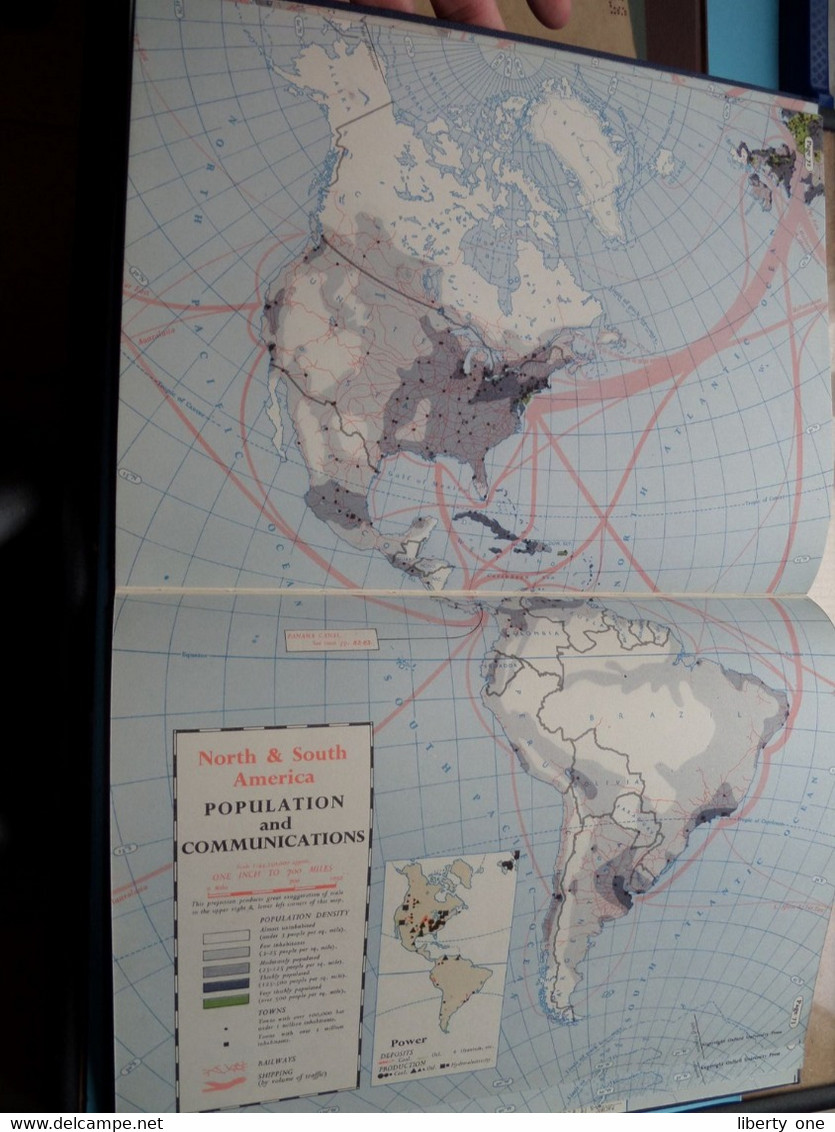 OXFORD SCHOOL ATLAS Second Edition 1956 ( see Photoscans from some pages ) COMPLEET !