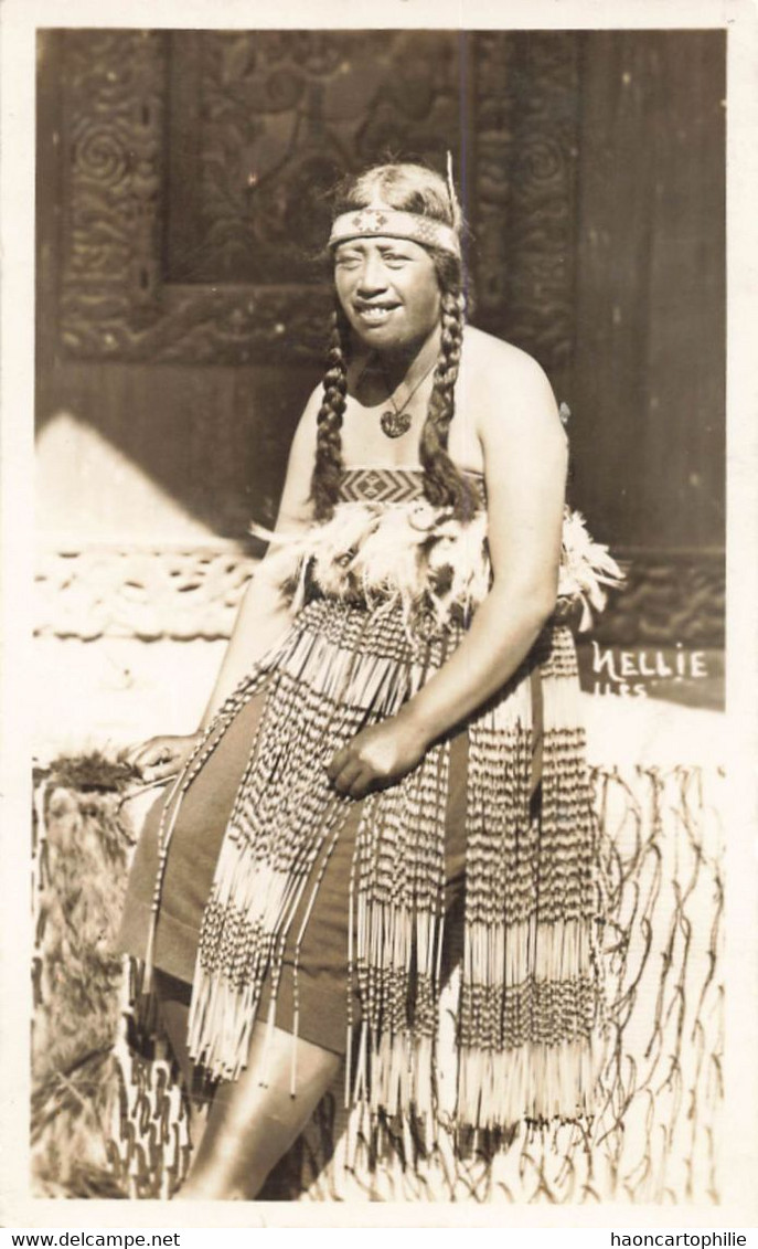 New Zealand  Femme Carte Photo - Nouvelle-Zélande