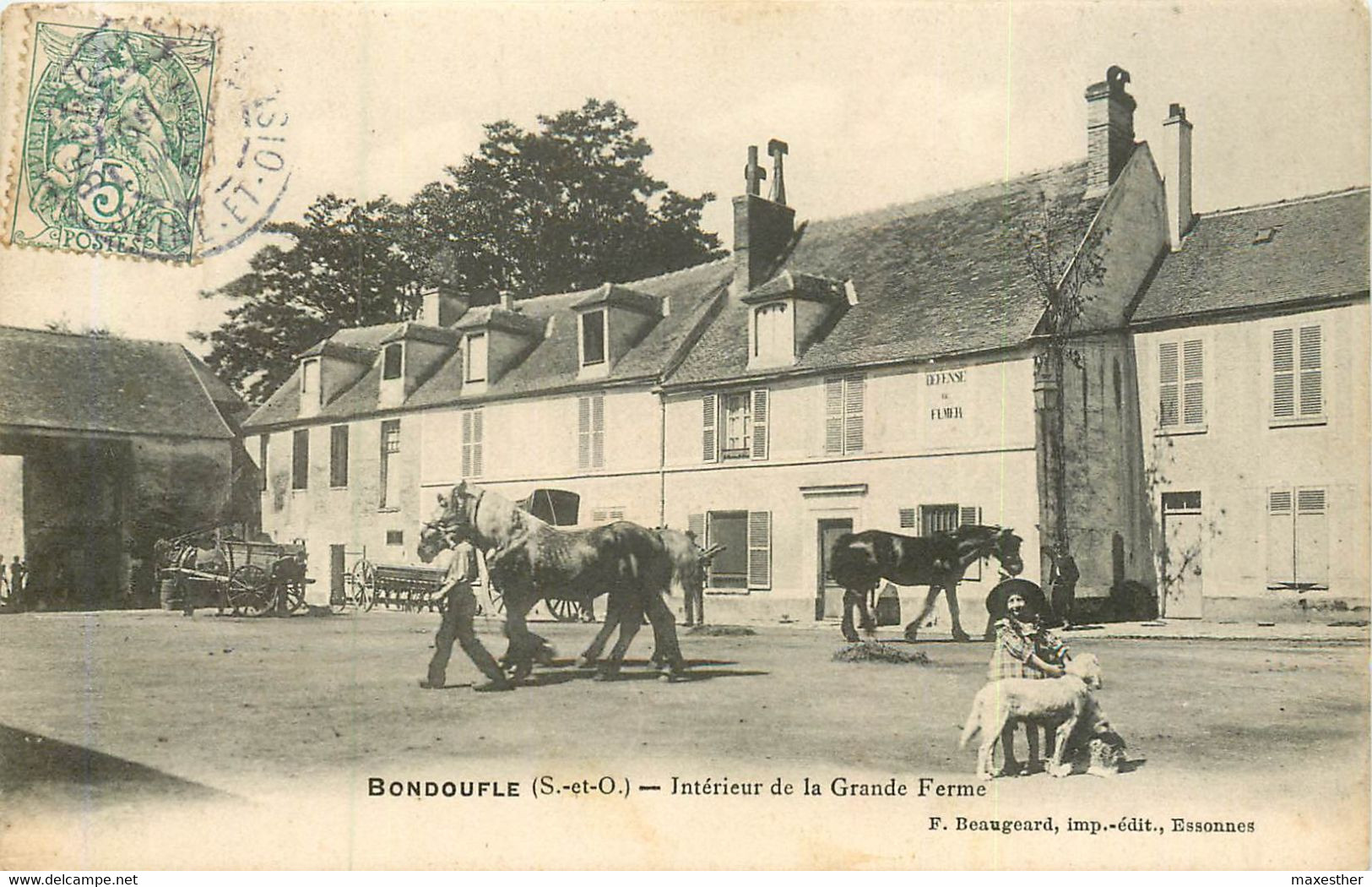 BONDOUFLE Intérieur De La Grande Ferme - Bondoufle