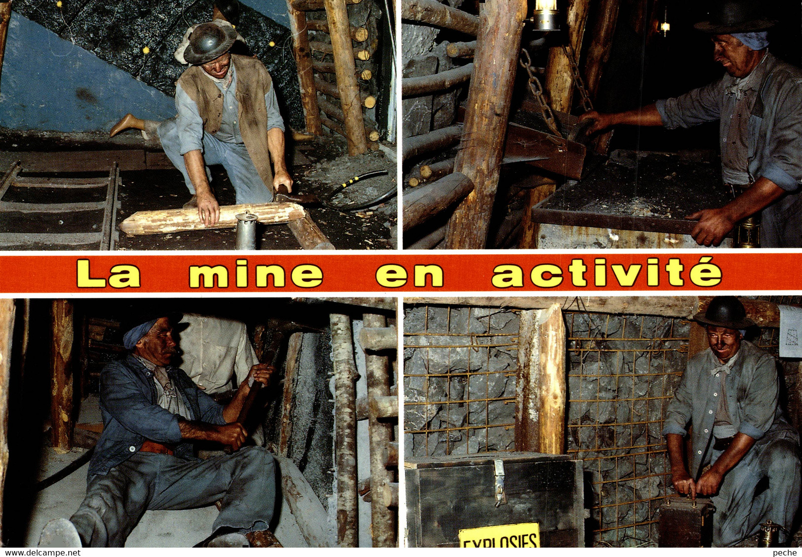 N°89386 GF -cpsm La Mine En Activité -multivues- - Mines