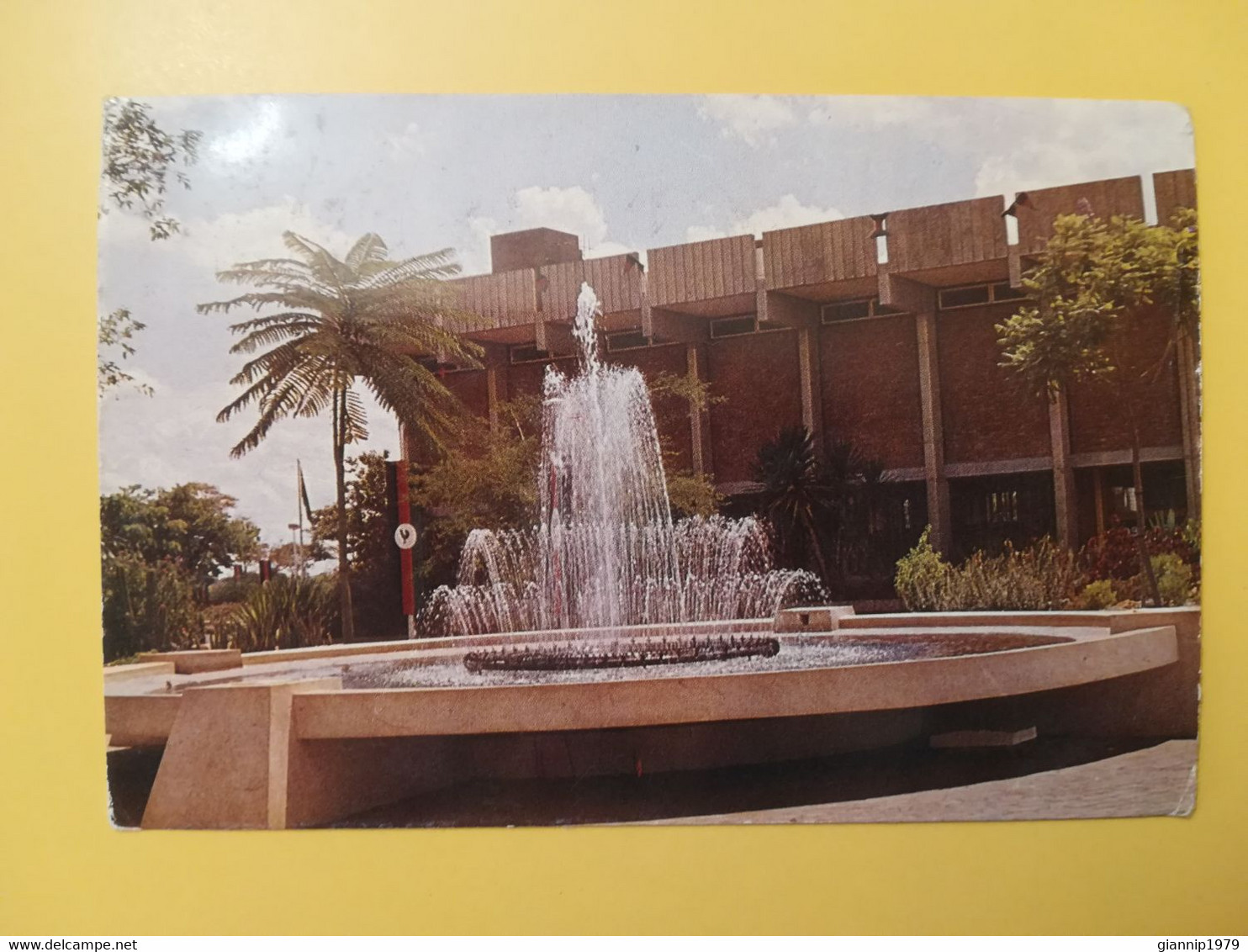 CARTOLINA POSTCARDS MALAWI 1979 LILONGWE FOUNTAIN BOLLO ROWLAND HILL OBLITERE' - Malawi