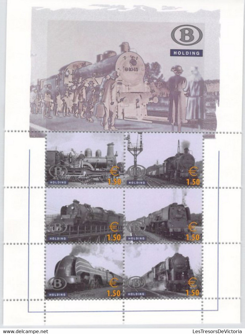 BELGICA BELGIQUE 2006 - DE LA VAPEUR À LA ÉLECTRICITÉ  - YV BL FEUILLET 521/26 ** MNH - Altri & Non Classificati