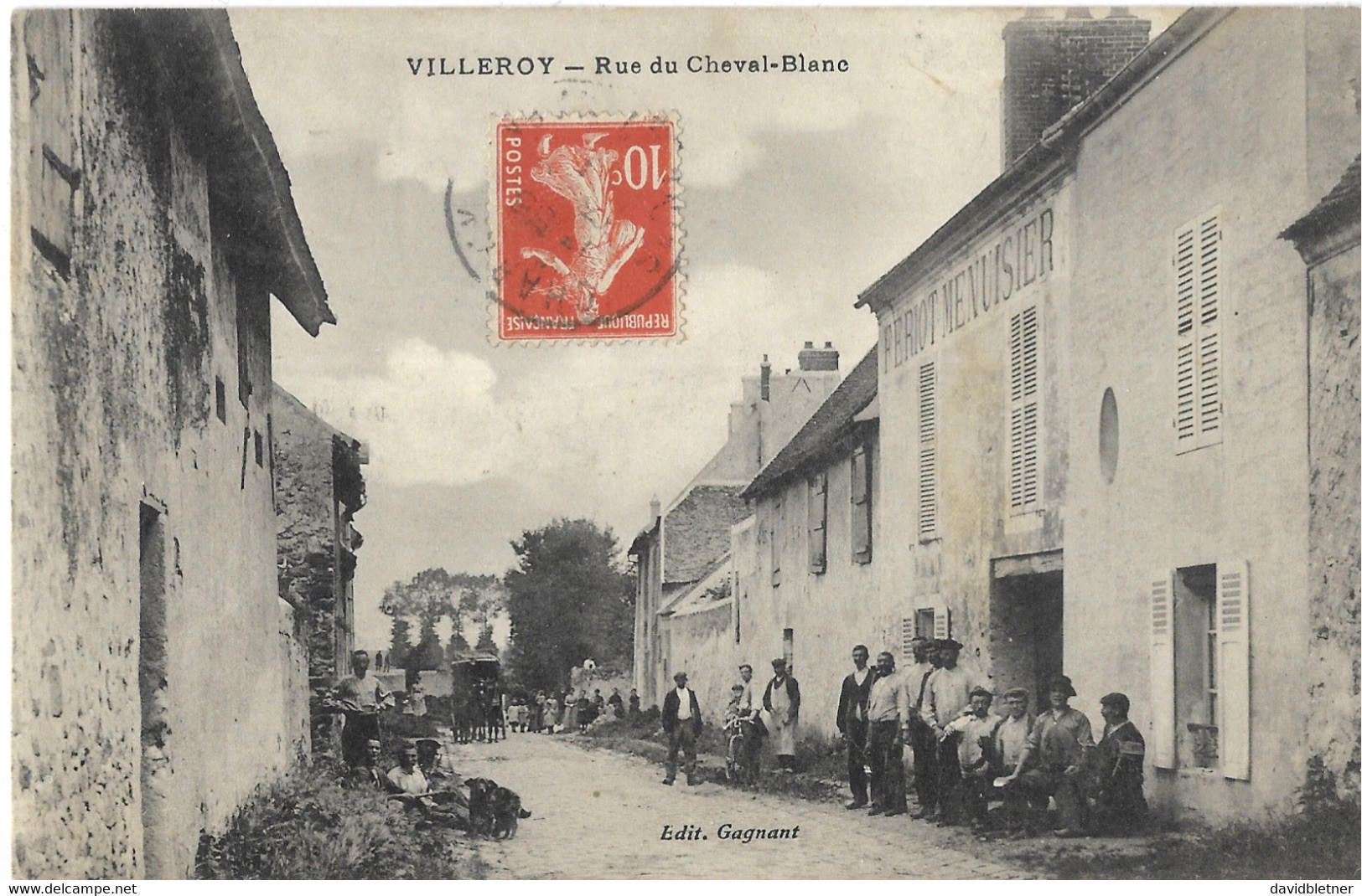 RARE Villeroy Rue Du Cheval Blanc - Autres & Non Classés