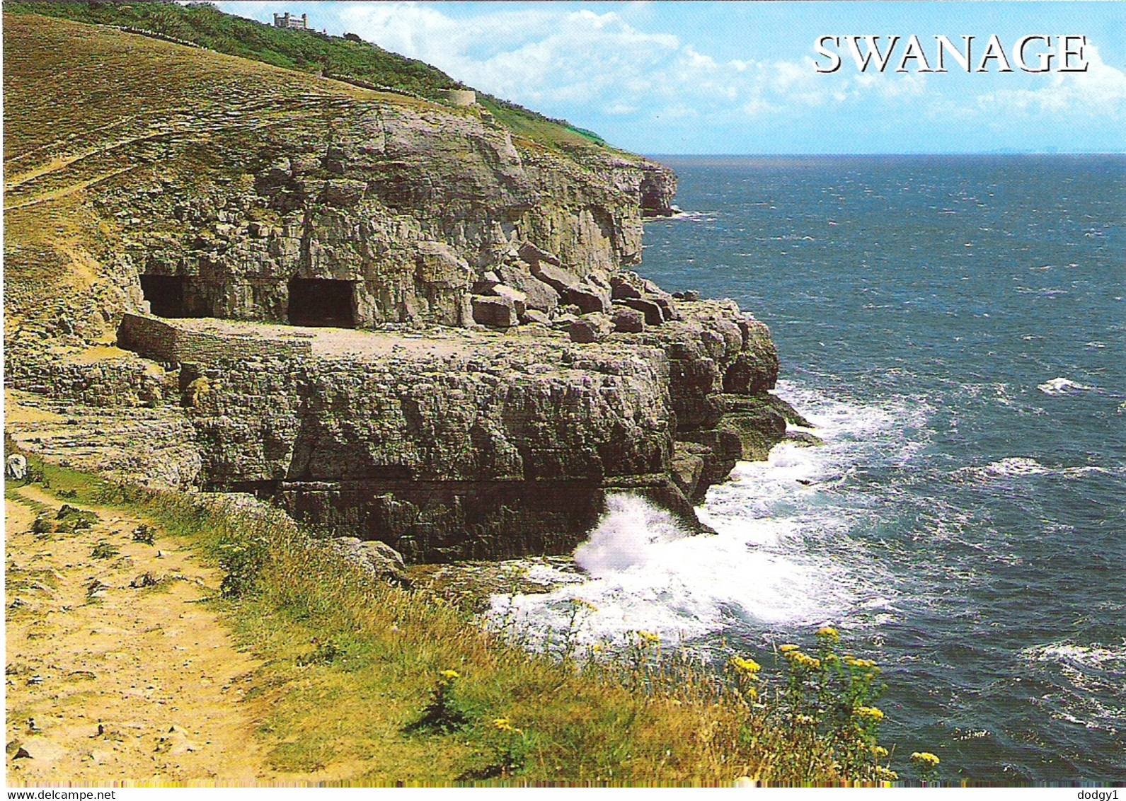 TILLY WHIM CAVES, SWANAGE, DORSET, ENGLAND. UNUSED POSTCARD Ap2 - Swanage