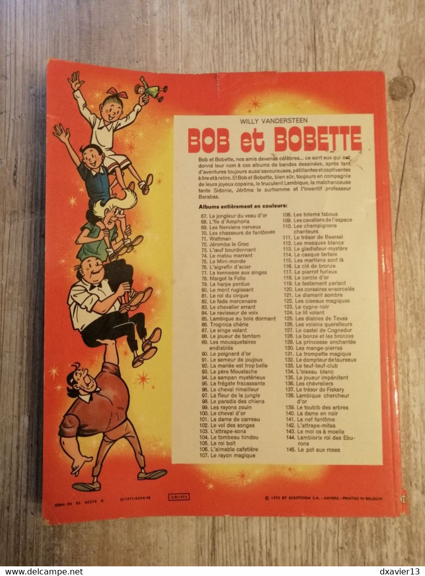Bande Dessinée - Bob Et Bobette 118 - Le Cercle D'Or (1973) - Bob Et Bobette