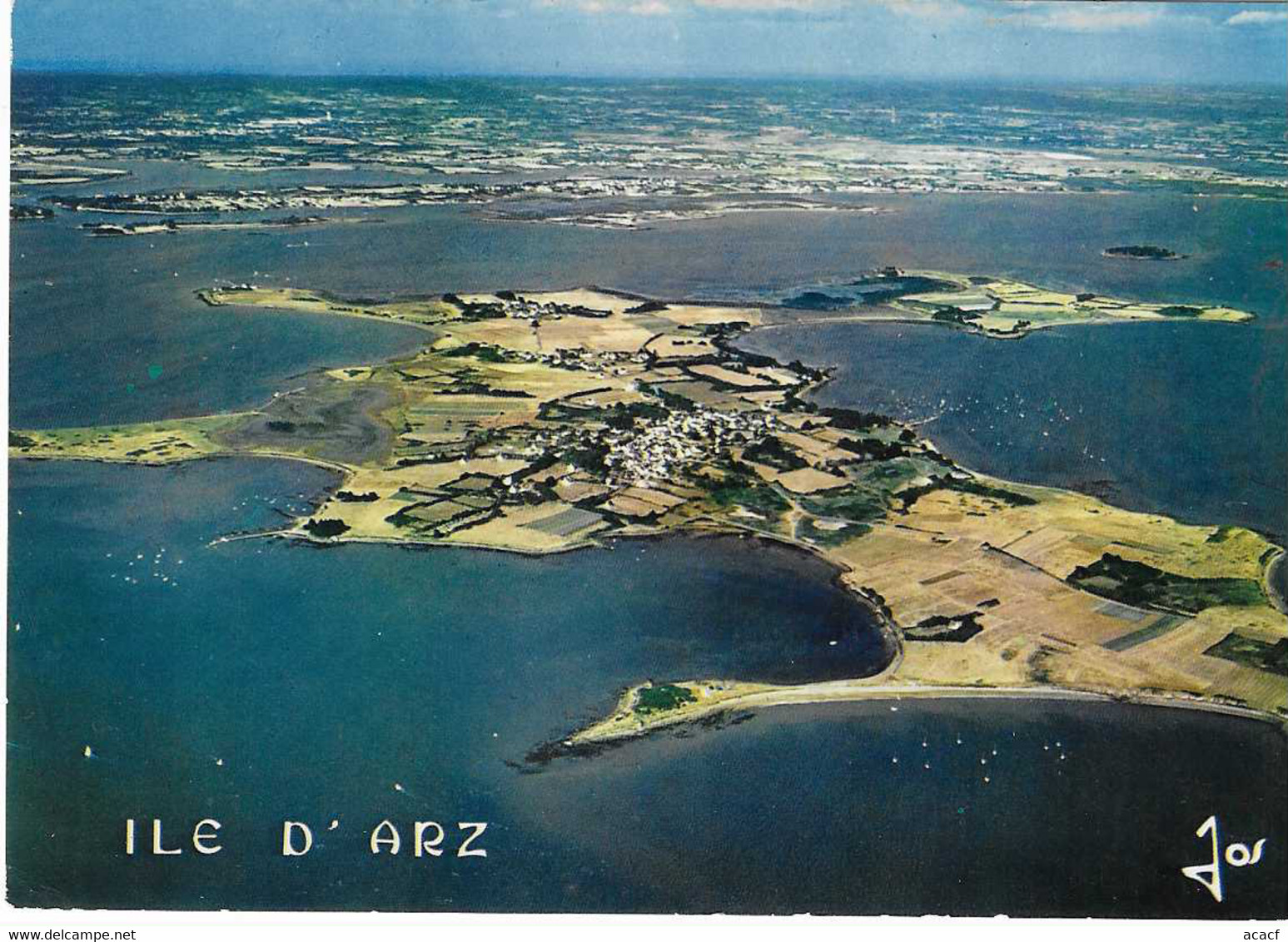 Vue Générale Aérienne De L'île D'Arz (56) - - Ile D'Arz