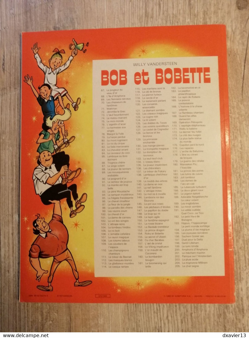 Bande Dessinée - Bob Et Bobette 118 - Le Cercle D'Or (1986) - Bob Et Bobette