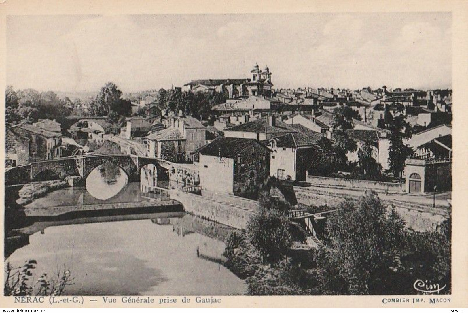 NERAC. - Vue Generale Prise De Gaujac - Nerac