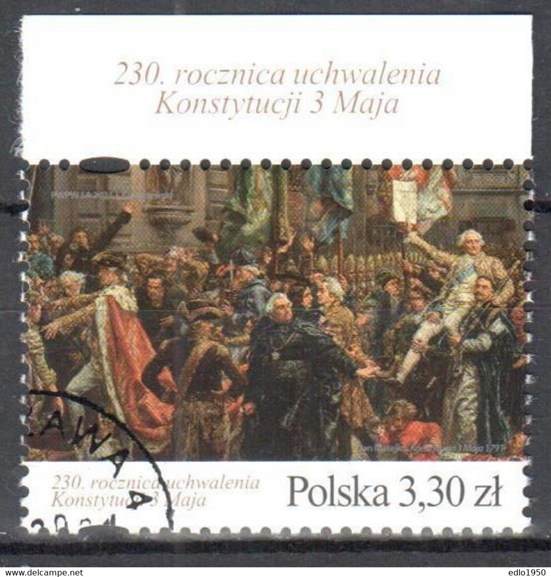 Poland 2021 - Constitution Of May 3rd - Mi.5301 - Used - Usados