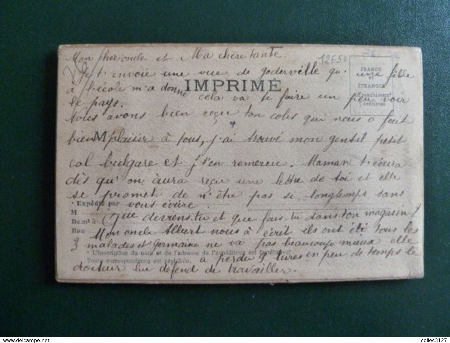 B1 76 - Goderville Route Du Havre - CPA Transformée Artisanalement En Carte à Système - Le Logement Est Vide - Goderville