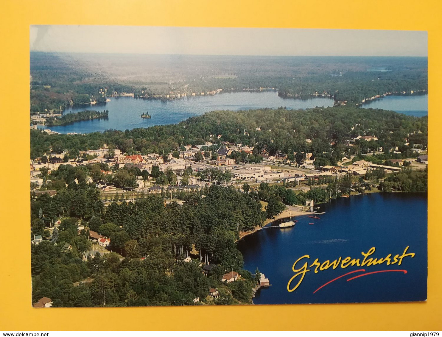 CARTOLINA POSTCARDS CANADA 2006 GRAVENHURST MUSKOKA ONTARIO BOLLO FIORI FLOWERS OBLITERE' - Muskoka