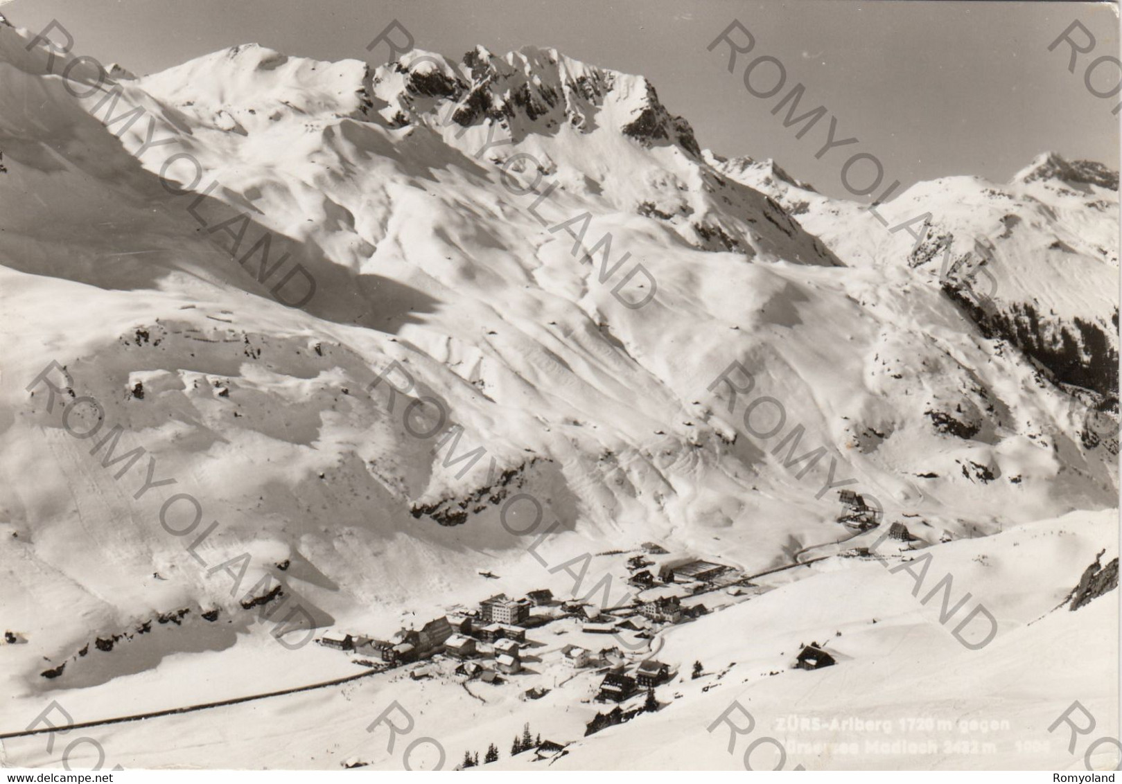 CARTOLINA  ZURS M.1724,ARLBERG,VORARLBERG,AUSTRIA,VIAGGIATA 1969 - Zürs