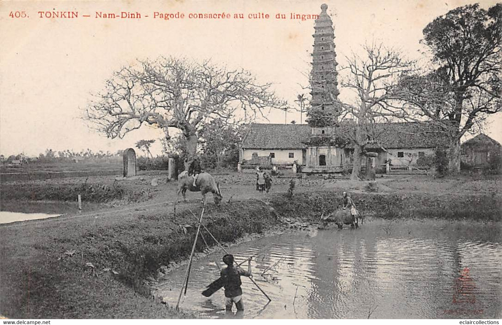 Tonkin:   Ninh-Bin      Pagode Consacrée Au Culte  Lingam         (voir Scan) - Vietnam