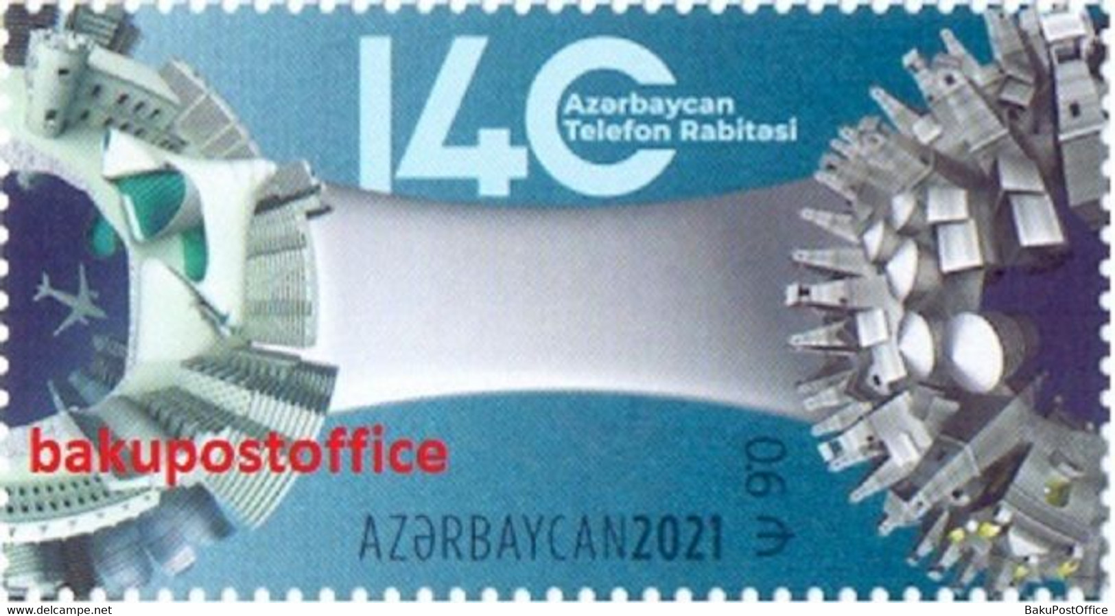 Azerbaijan Stamps 2021 140th Anniversary Of The Establishment Of Telephone Communication In Azerbaijan - Azerbaïjan