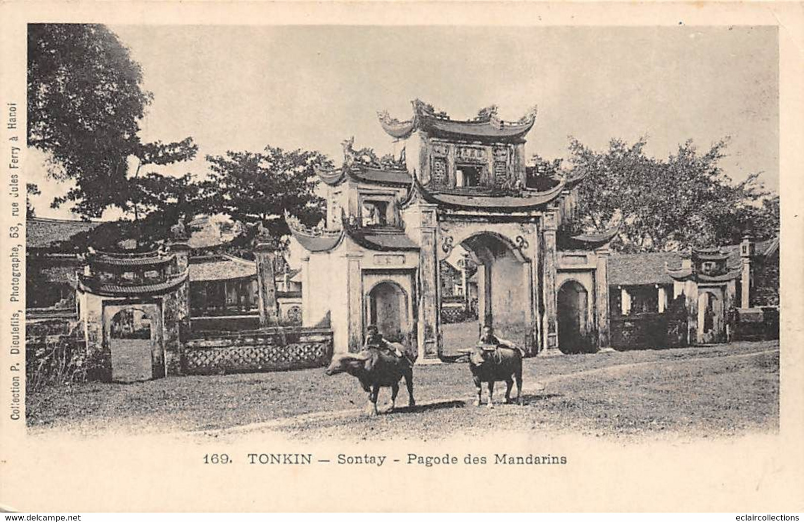 Tonkin:    Sontay     Pagode Des Mandarins       (voir Scan) - Viêt-Nam