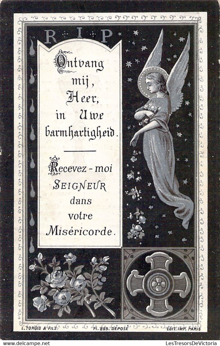 Image Pieuse - Avis De Décès - Reste In Peace RIP - Jeanne Aurélie Crabeck - Mars 1883 Mai1898 - Couillet - Andachtsbilder