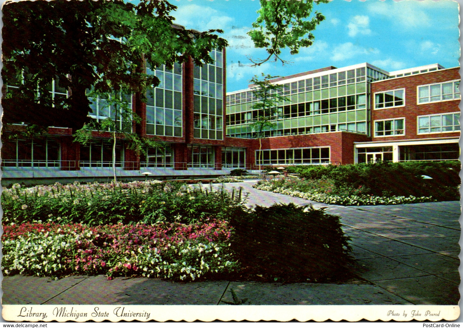 22635 - USA - Michigan State University , Library - Gelaufen 1977 - Lansing