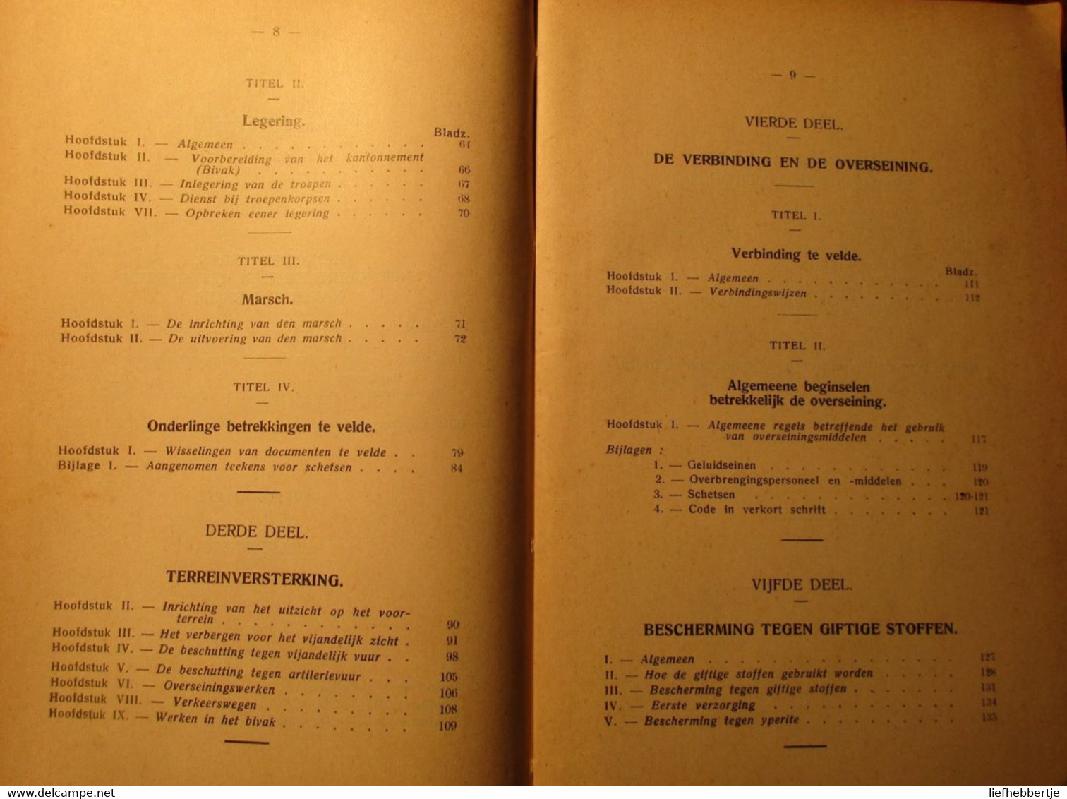 Handboek Voor Het Reserve-Kader Der Artillerie - 1933 - Topografie Kaartlezen - Nederlands