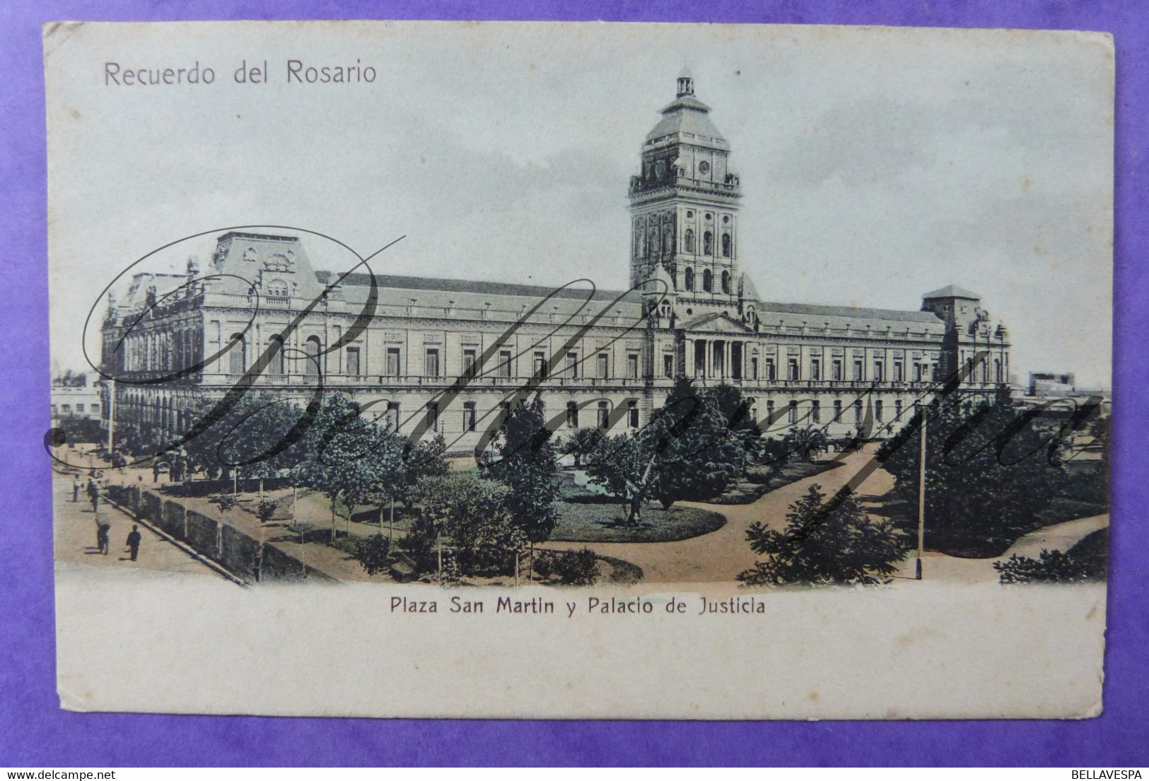 Recuerdo Del Rosario. Plaza San Martin Palacio Justicia. - Argentina