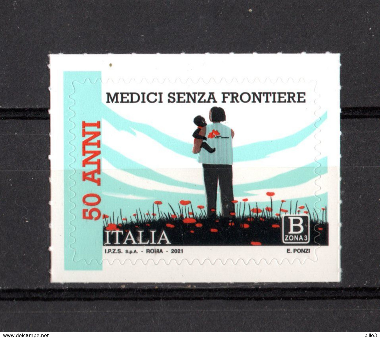 ITALIA  :  50 Anni Di  MEDICI SENZA FRONTIERE - 1 Val  3,10 €.  MNH**  -  22.11.2021 - 2021-...: Mint/hinged