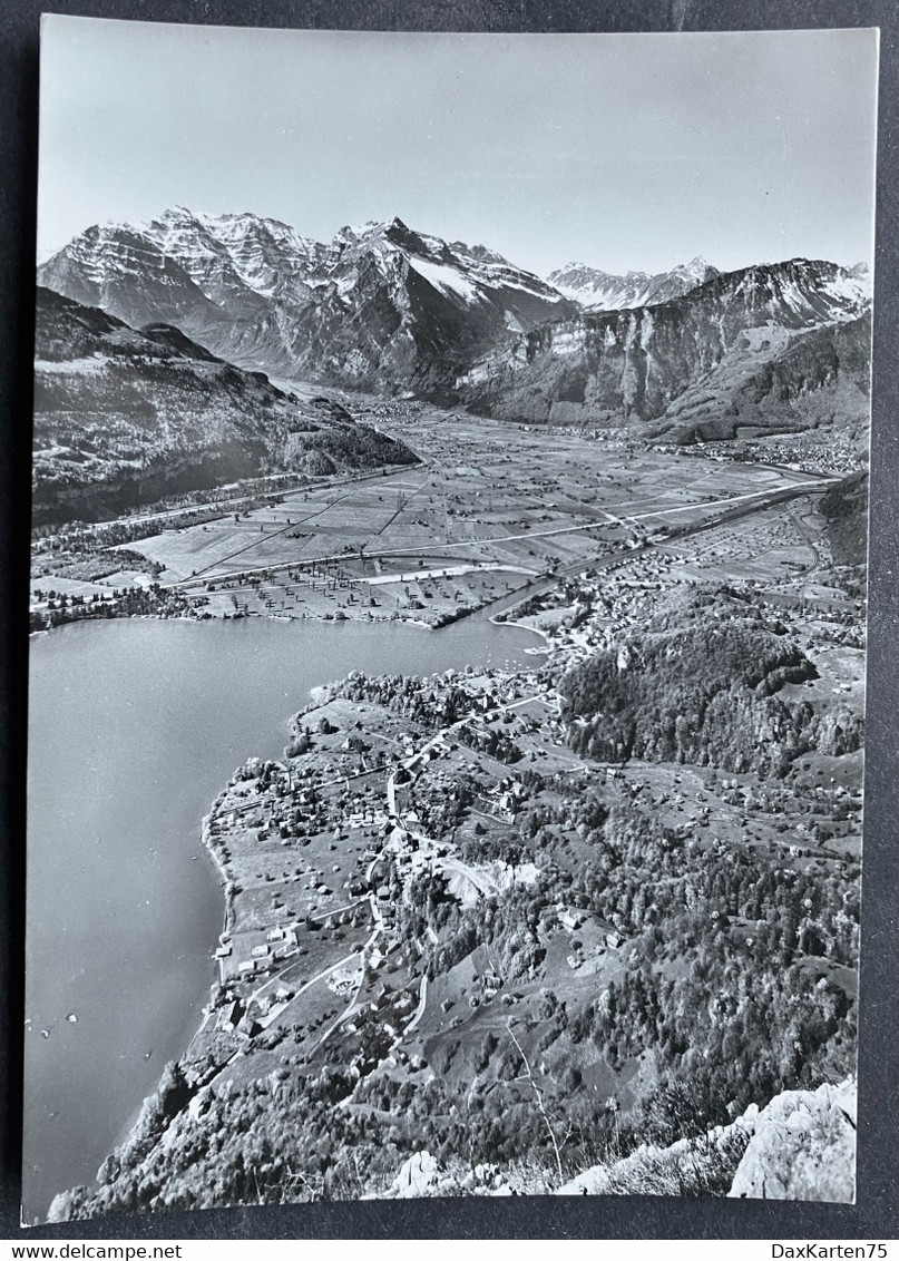 Blick über Weesen Am Walensee/ Glarneralpen - Weesen