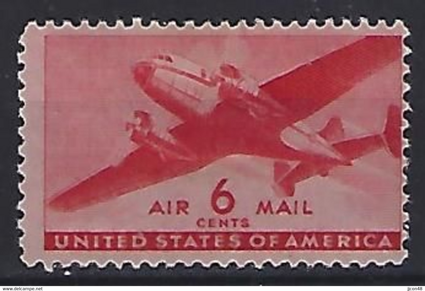 USA 1941  Air Mail  (*) MM  Mi.500 A - 2b. 1941-1960 Nuovi