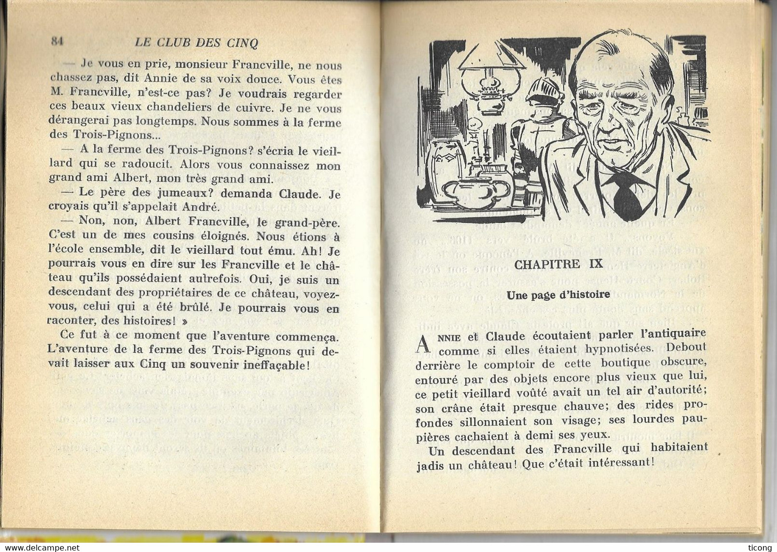 BIBLIOTHEQUE ROSE 1981 - LE CLUB DES 5 ET LE COFFRE AUX MERVEILLES  PAR ENID BLYTON,  ILLUSTRATIONS DE JEAN SIDOBRE - Bibliotheque Rose