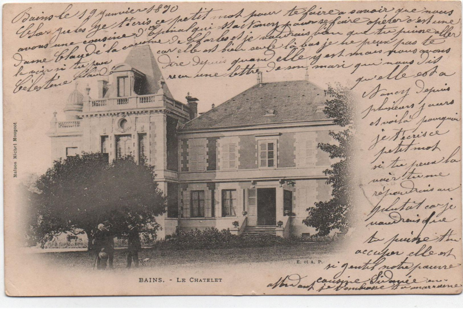 Cartes Postales > Europe > France > [88] Vosges > BAINS 1900 - Altri & Non Classificati